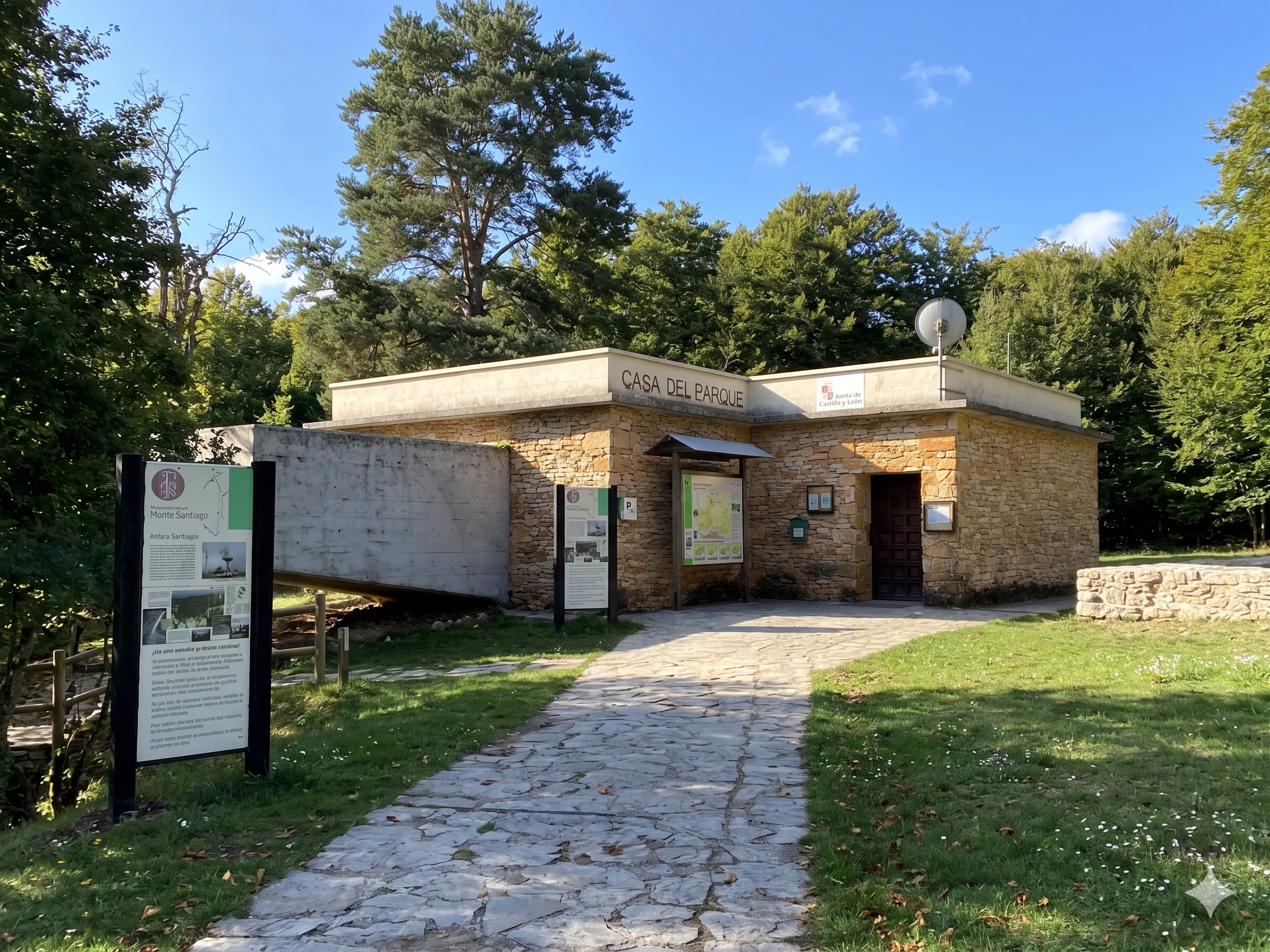 Casa del Parque del Monumento Natural Monte Santiago, centro de interpretación